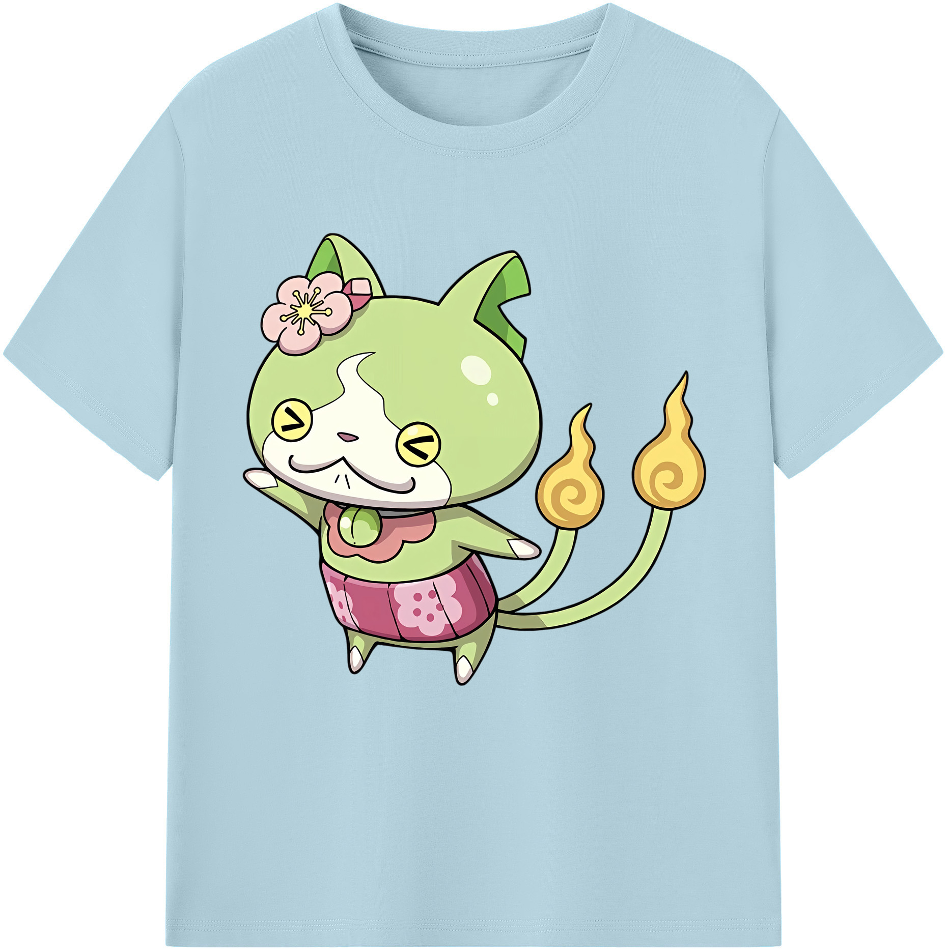 （画像用） 妖怪ウォッチ Yo-kai Watch 綿100％半袖Tシャツ（フロントプリント）